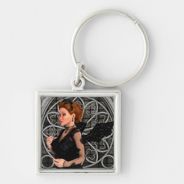 Beautiful Witch Keychain (Front)