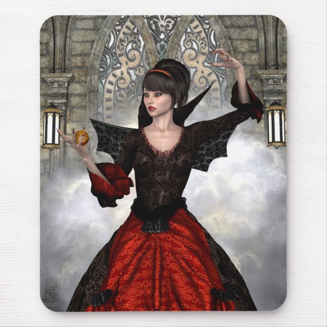 Beautiful Witch Mouse Pad (Front)