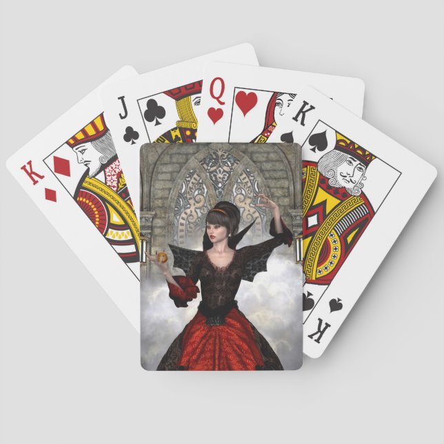 Beautiful Witch Poker Cards (Back)