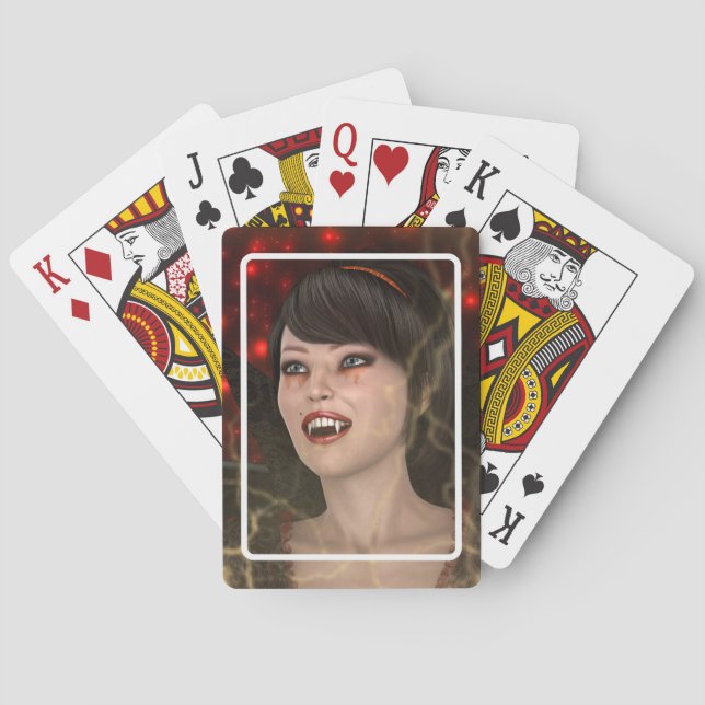 Beautiful Witch Poker Cards (Back)