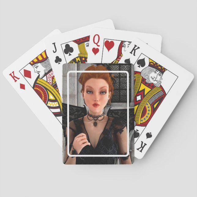 Beautiful Witch Poker Cards (Back)
