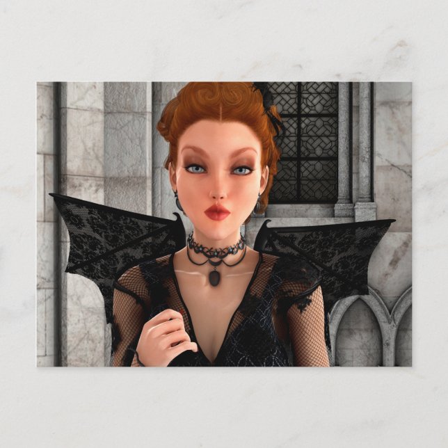 Beautiful Witch Postcard (Front)