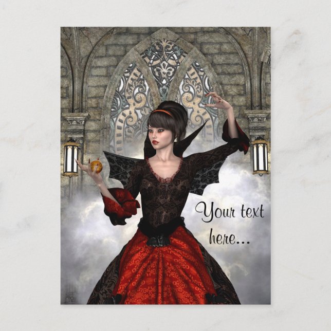 Beautiful Witch Postcard (Front)