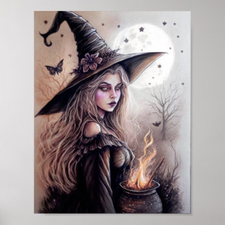 Beautiful Witch Poster