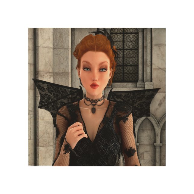 Beautiful Witch Wood Wall Art (Front)