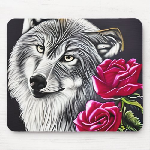 Beautiful Wolf Mousepad