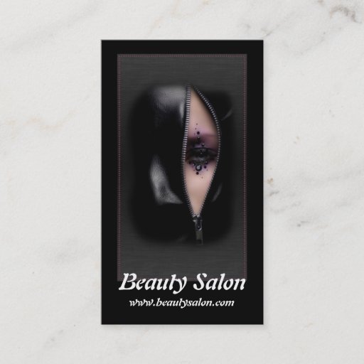 Customizable Beautiful Woman 11b Beauty Salon Business Cards