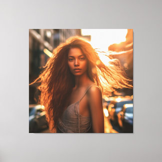 BEAUTIFUL WOMAN #12 CANVAS PRINT