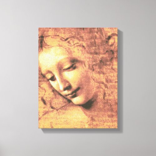 Beautiful Woman by Leonardo da Vinci Canvas Print