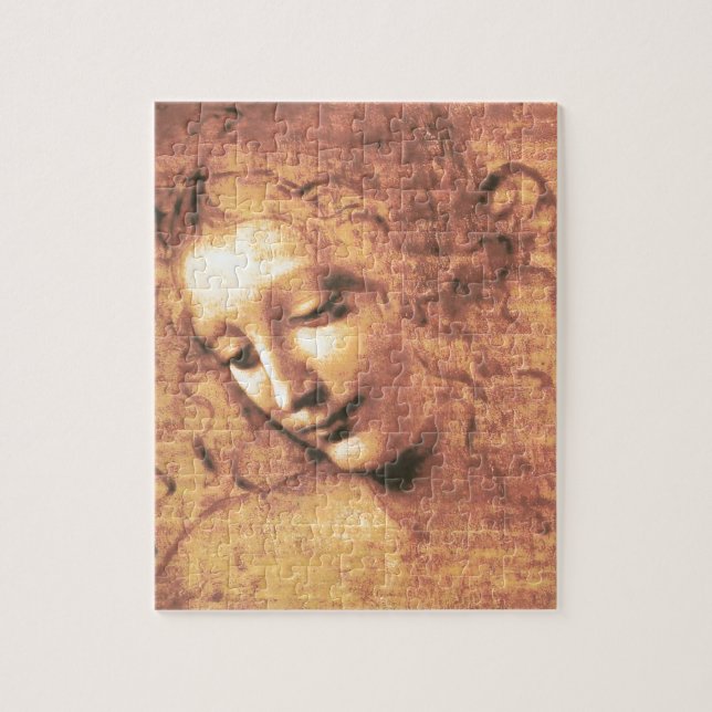 Beautiful Woman by Leonardo da Vinci Jigsaw Puzzle (Vertical)
