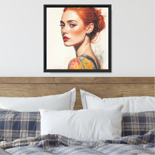 Beautiful Woman Canvas Art