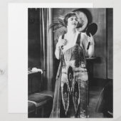 Beautiful Woman Flapper Dress 1920s (Front/Back)