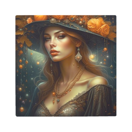 Beautiful Woman in Hat Ethereal Ai Art