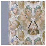 beautiful women print fabric