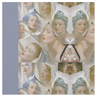 beautiful women print fabric