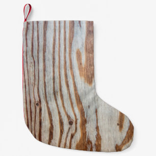 Beautiful wooden texture or backgroundabstract, gr small christmas stocking