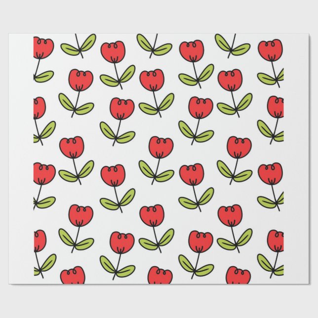 Beautiful wrapping paper  (Flat)