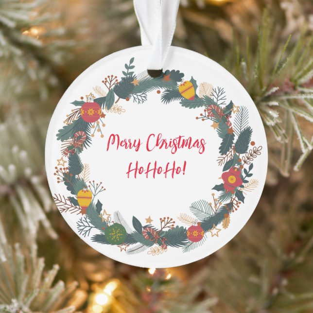beautiful wreath Christmas ornament (Tree)