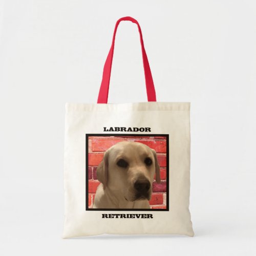 Beautiful Yellow Labrador Retriever Dog Tote Bag