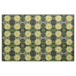 Beautiful Yellow Marigold Floral Patterned Fabric