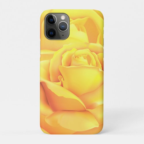 Beautiful Yellow Rose iPhone 11 Pro Case