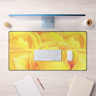 Beautiful Yellow Rose Desk Mat