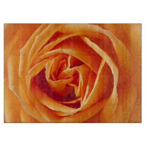 Beautiful Yellow Rose Flower Floral Cutting Board