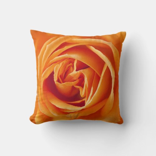 Beautiful Yellow Rose Flower Floral Pillow