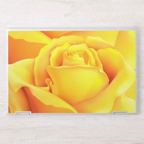 Beautiful Yellow Rose HP Laptop Skin