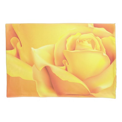 Beautiful Yellow Rose Pillow Case