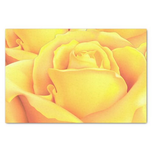 Beautiful Yellow Rose Tissue Paper