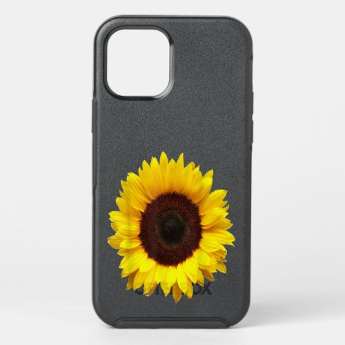 Beautiful yellow sunflower sun flower blooms funny OtterBox symmetry iPhone 12 pro case