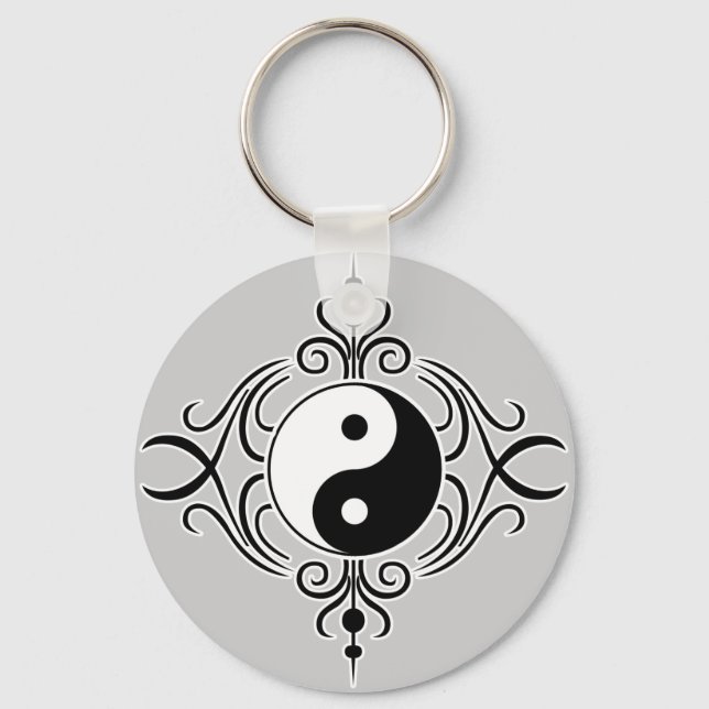 Beautiful Yin Yang Tshirt or Product Keychain (Front)