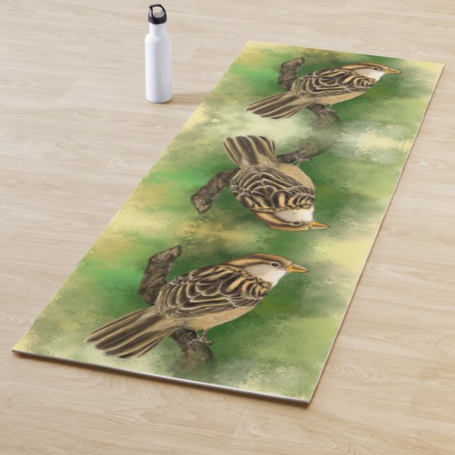 Beautiful Yoga Mat Little Sparrows (In Situ)