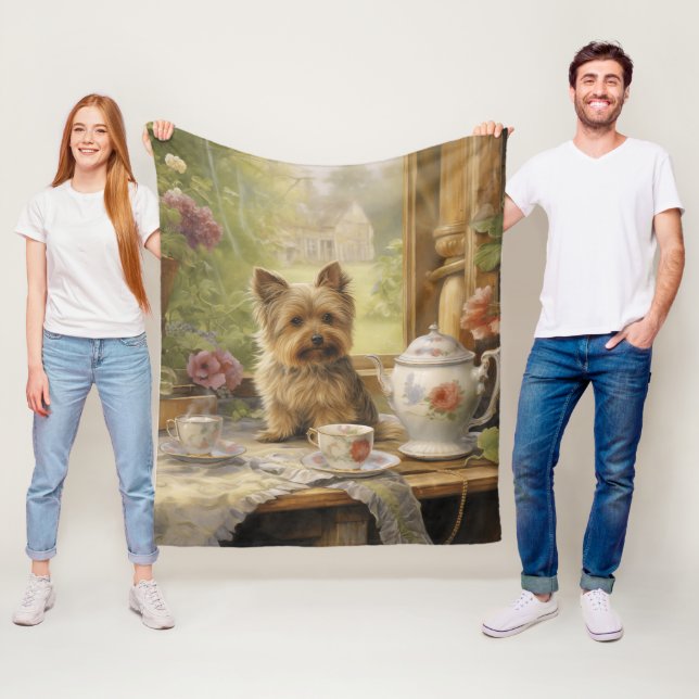 Beautiful Yorkie – Sweet & Spirited Fleece Blanket (In Situ)