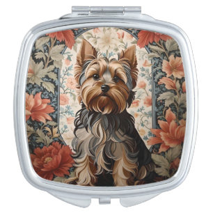 Beautiful Yorkie   Yorkshire Terrier Portrait Compact Mirror