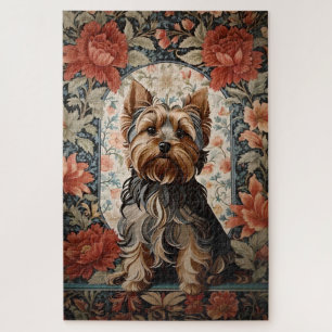 Beautiful Yorkie   Yorkshire Terrier Portrait Jigsaw Puzzle
