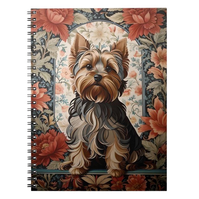 Beautiful Yorkie | Yorkshire Terrier Portrait Notebook (Front)