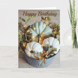 **BEAUTIFUL YOU, BEAUTIFUL FALL** HAPPY BIRTHDAY CARD