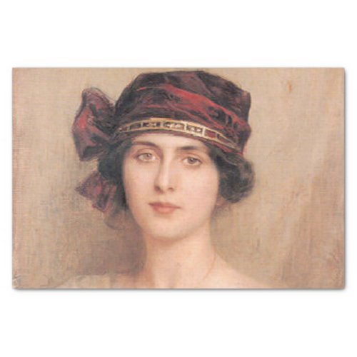 Beautifulyoung ladyby Albert LynchBelle epoque Tissue Paper
