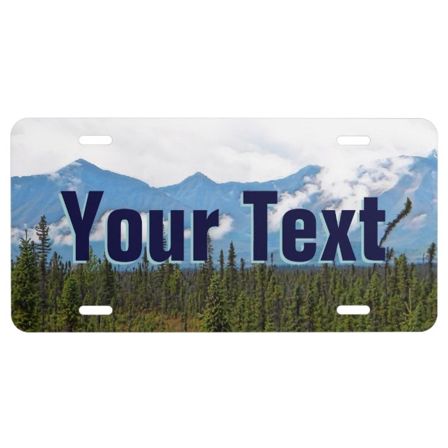 Beautiful Yukon License Plate (Front)