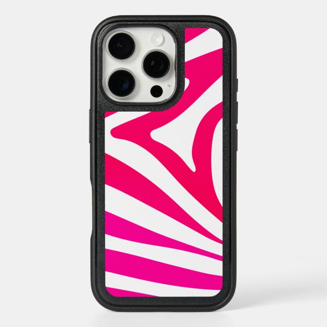 Beautiful Zebra Print Otterbox iPhone Case (Back)