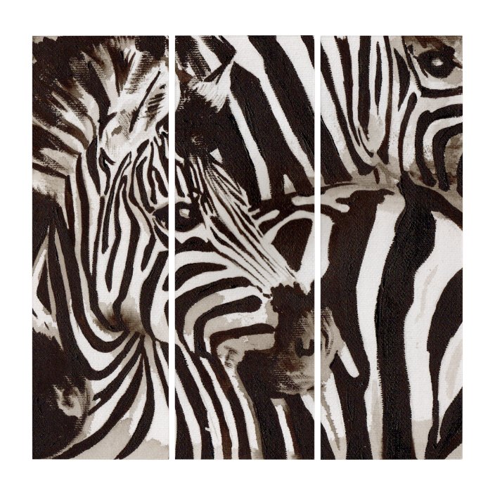 beautiful zebra wall art by Nikki Artemenko