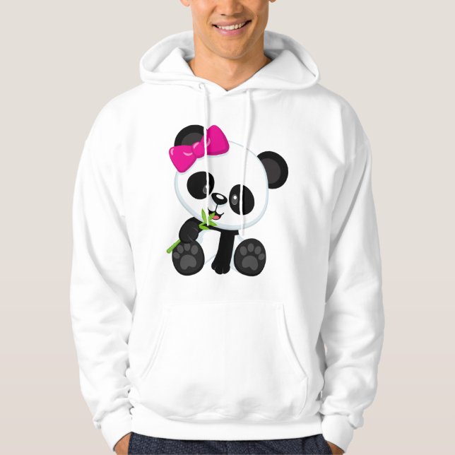 Beautiful zezale T-shirt design, Dob the Panda Hoodie (Front)