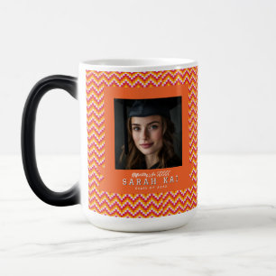 Beautiful Zigzag Pattern Husband Graduation Gift Color Morph Mug