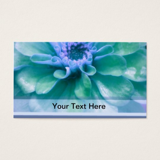 Beautiful Zinnia Business Card