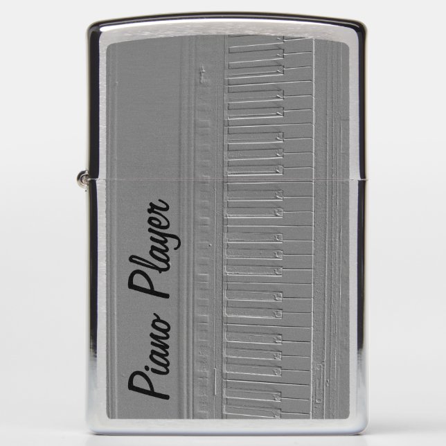 Beautiful Zippo Lighter Piano Player (Front)