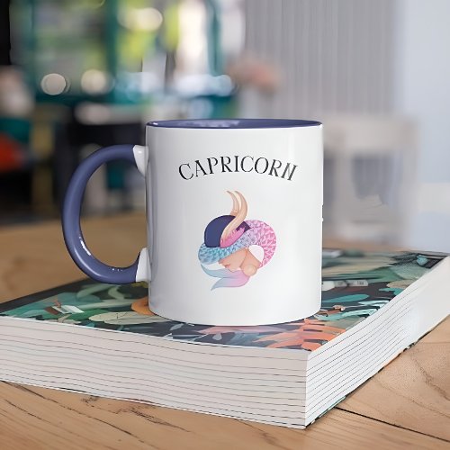 Beautiful Zodiac Mug For Capricorn Girl