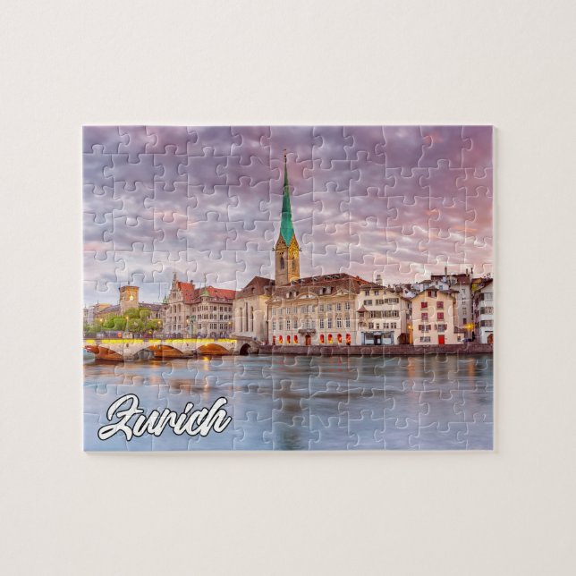 Beautiful Zurich, Switzerland Jigsaw Puzzle (Horizontal)