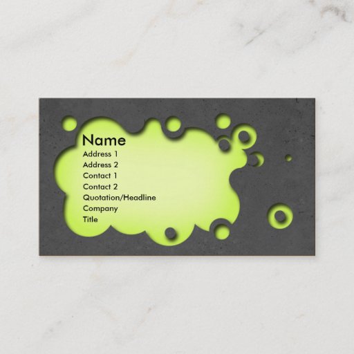 Customizable Beautifull customisable business card concrete